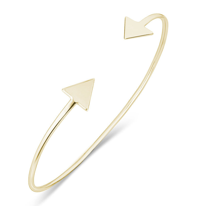 Arrow Head Cuff - Gold - Zaffre Jewellery - 1
