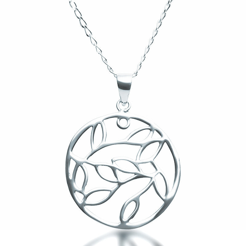 Summer Leaf Pendant Necklace - Zaffre Jewellery - 1