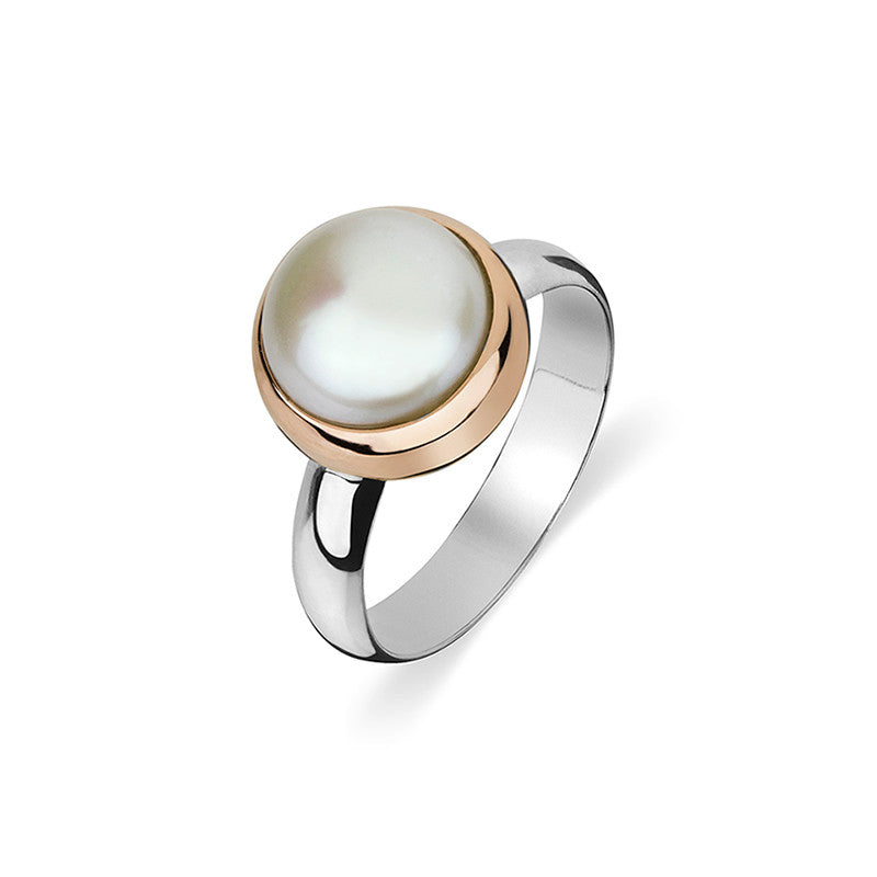 Mabe Pearl Ring - Rose - Zaffre Jewellery - 1