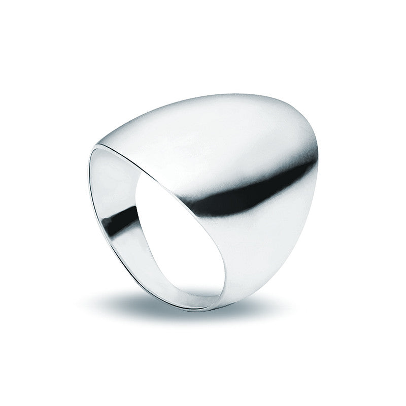 Silver Curve Ring - Zaffre Jewellery - 1