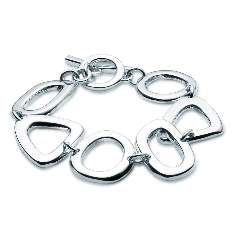 Silver Shapes Bracelet - Zaffre Jewellery