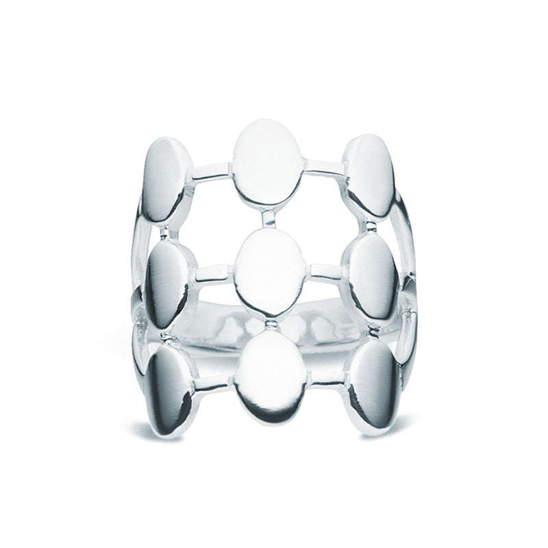 Silver Matrix Ring - Zaffre Jewellery - 1