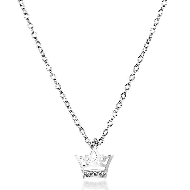 Little Crown Necklace - Silver - Zaffre Jewellery - 1