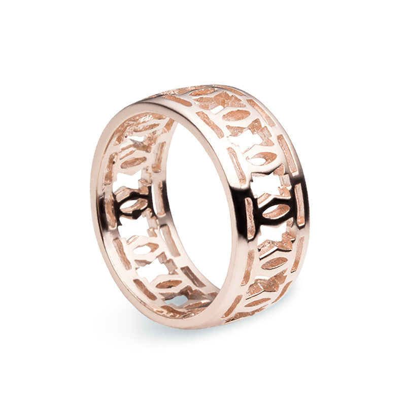 Trellis Ring - Rose Gold - Zaffre Jewellery - 1