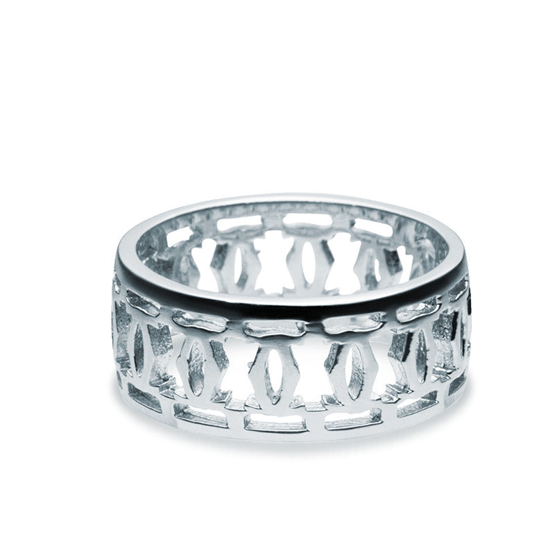 Trellis Ring - Silver - Zaffre Jewellery - 2