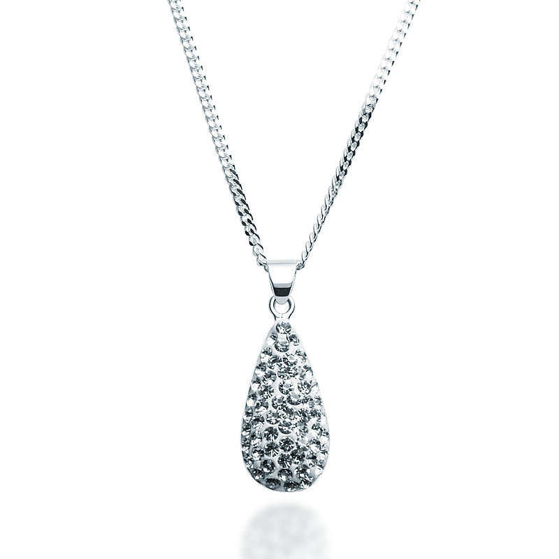 Diamond Pendant Swarovski Crystal Drop Necklace Swarovski Crystal