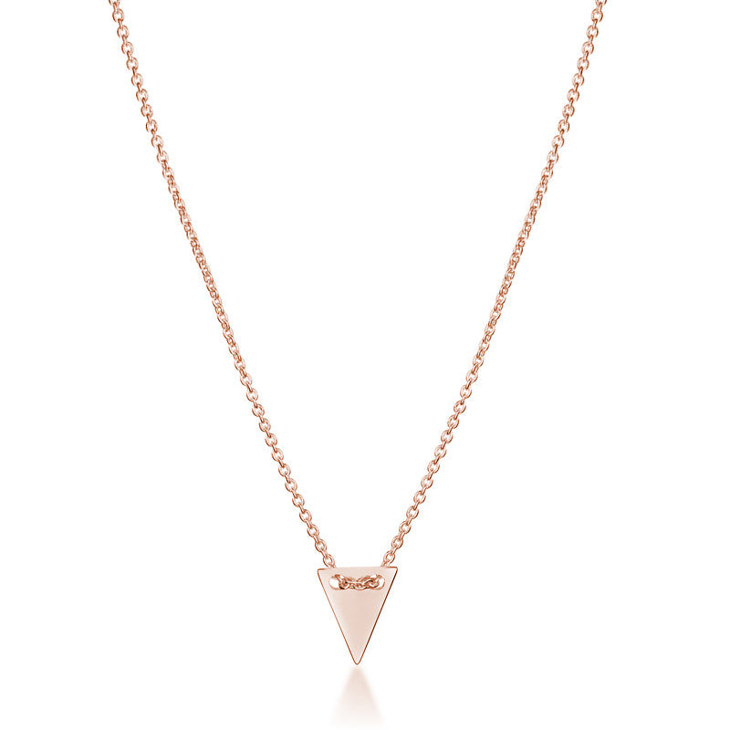 Arrow Head Necklace - Rose Gold - Zaffre Jewellery - 1