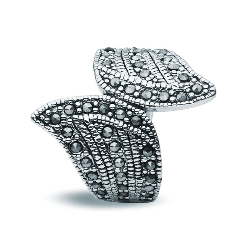 Jet Crystal Ring - Elegant - Zaffre Jewellery - 2
