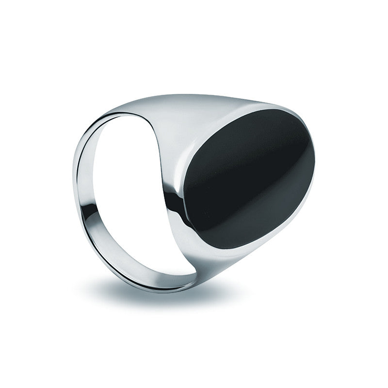 Onyx & Silver Ring - Zaffre Jewellery - 2