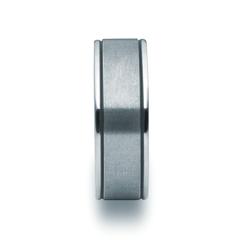 Stainless Steel Matte & Black Ring - Zaffre Jewellery - 2