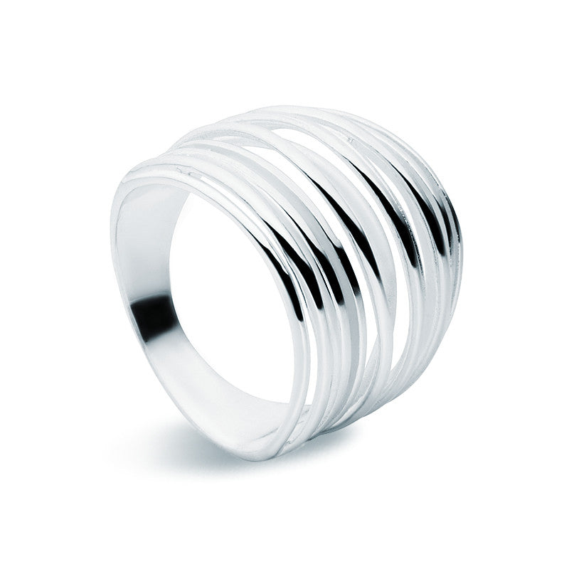 Silver Thread Ring - Zaffre Jewellery - 1